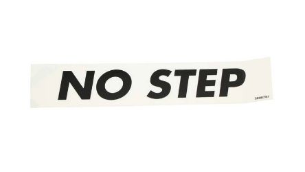 Bobcat 2000787 No Step Decal 