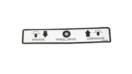 Bobcat 4163938 Dog Clutch Label 
