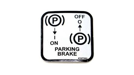 Bobcat 4167203 Parking Brake Label 