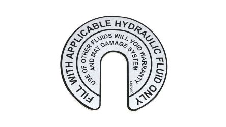 Bobcat 4167299 Steiner 440 Fluid Fill Decal 