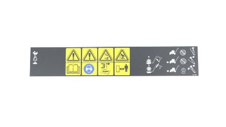 Bobcat 4167490 EU Control Panel Decal 
