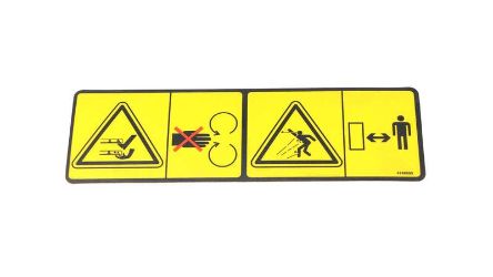 Bobcat 4168695 EU Bystander Hands Warning Label 