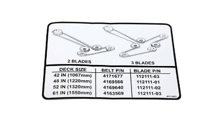 Bobcat 4171663 Belt Diagram Label 