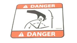 Bobcat 4172551-17 S-Chute w/ Safety Decal - BOB 4172551-17