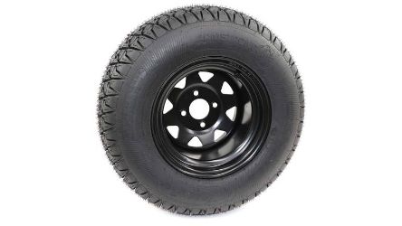 Bobcat 4175523 24 x 10.5-12 Black Wheel Assembly 
