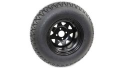 Bobcat 4175523 24 x 10.5-12 Black Wheel Assembly - BOB 4175523