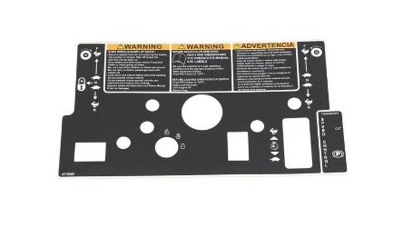 Bobcat 4176580 Fuel Gauge Control Label 
