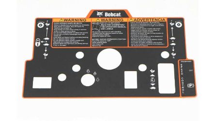 Bobcat 4178626 Fuel Gauge Control Label 