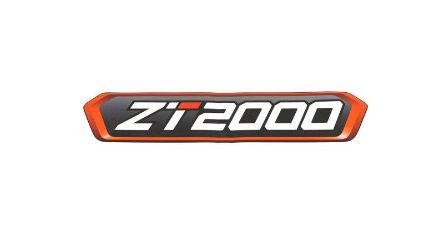 Bobcat 4178886 ZT2000 Model Label 