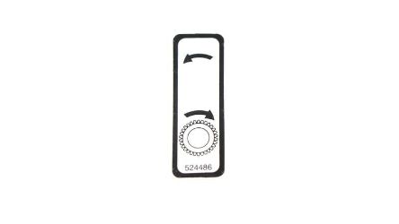 Bobcat 524486 Shift Wheel Decal 