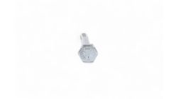 Bobcat 64123-330 1/4-20 x 2-1/2 Clear Hex Bolt - BOB 64123-330
