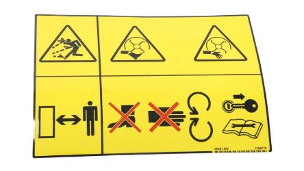 Bobcat 7286776 Danger Decal 