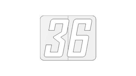 Bobcat 7445403 Deck Size Decal 