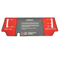 MTD 1901867 Control Panel Decal - MTD 1901867