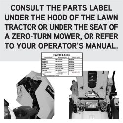 MTD 742-3043-0637 Mulch Blade - 18.5LG - MTD 742-3043-0637