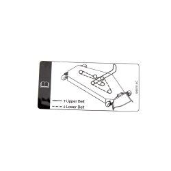 MTD 777I25375 Belt Route Label 