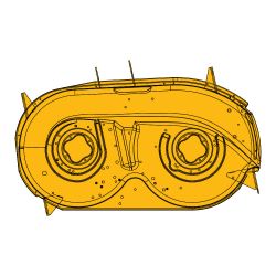 MTD 903-0409D-4021 42" Deck Shell 