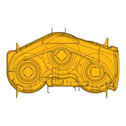 MTD 983-04561-4021 50" Deck Shell 