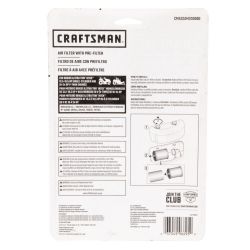 MTD CMXGZAM200080 Air Filter Briggs - MTD CMXGZAM200080