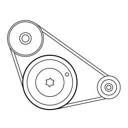 MTD CMXGZAM501007 04208 Trans Belt 