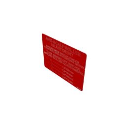 Toro 105-7798 Anti-Scalp Decal 