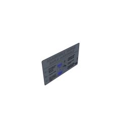 Toro 110-2068 Baffle Adjustment Decal - TOR 110-2068