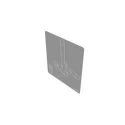 Toro 115-7445 Deck Belt Routing Decal 