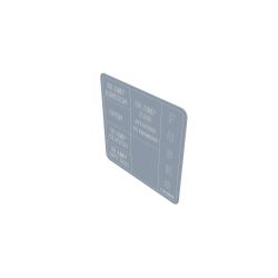 Toro 119-0398 Fuse Decal - TOR 119-0398