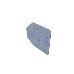 Toro 119-8814 Left Hand Control Lever Decal 