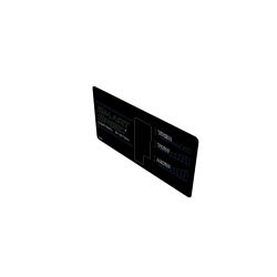 Toro 131-3947 Control Panel Decal - TOR 131-3947