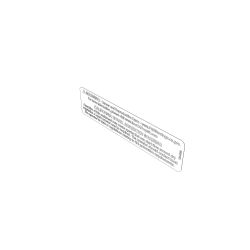 Toro 133-8062 Spark Arrestor Decal 