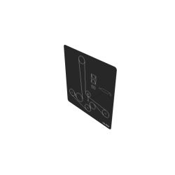 Toro 136-5508 Deck Belt Routing Decal - TOR 136-5508