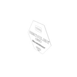 Toro 147-0569 Briggs GTS Stainless Steel Decal - TOR 147-0569