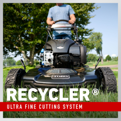 Toro 21485 22" SmartStow Recycler Max Personal Pace Self-Propelled Gas Lawn Mower - TOR 21485