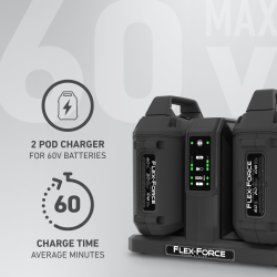 Toro 88924 60V 2-Pod 4Amp Charger - TOR 88924