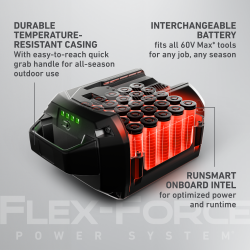 Toro 88980 60V 8.0Ah 432WH Lithium Ion Battery - TOR 88980