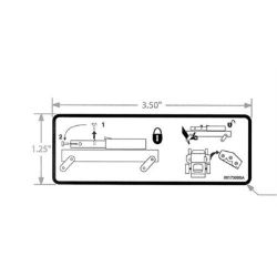 Ariens 00173000 Deck Service Decal 