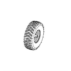 Ariens 07101206 15" X 5.00-6 Pin T2 Right Hand Tire & Wheel 