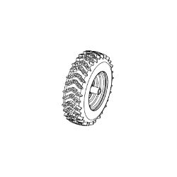 Ariens 07101228 13" X 4.00-6 Pin T2 Left Hand Tire & Wheel 