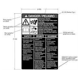 Ariens 07749800 Danger Decal 