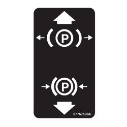 Ariens 07757500 Parking Brake Lever Decal 