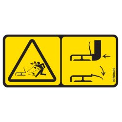Ariens 07800402 Deck Guarding Safety Decal 