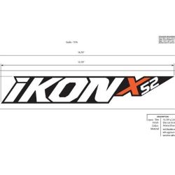Ariens 07800602 Ariens Ikon 52 Decal 
