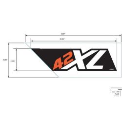 Ariens 07800644 42XL Left Hand Side Panel Decal 