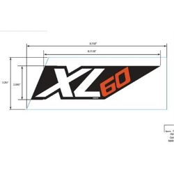 Ariens 07800707 60 XL Right Hand Side Panel Decal 