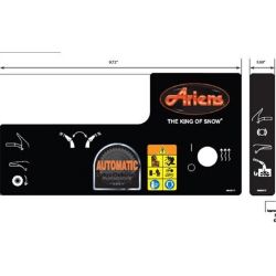 Ariens 08000717 Platinum/Pro Control Decal 