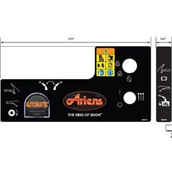 Ariens 08000719 Pro 12V Control Decal 