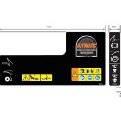 Ariens 08000740 Large Brush Control Decal 
