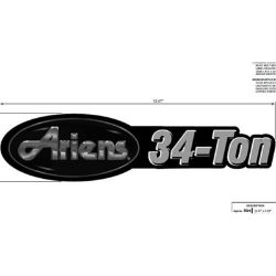 Ariens 08000831 34 Ton Ariens Logo Decal 