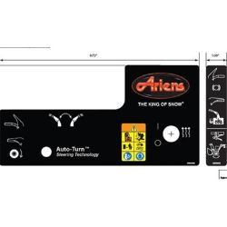 Ariens 08000839 Pro Track Control Decal 